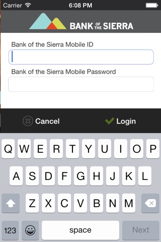 Bank of the Sierra Mobile screenshot 2