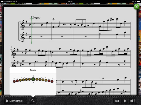 Telemann Sonata 2 (e min) screenshot 4