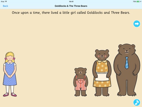 Twinkl's Goldilocks & The Three Bears screenshot 2