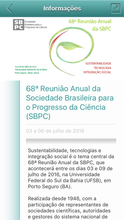 68ª RA da SBPC