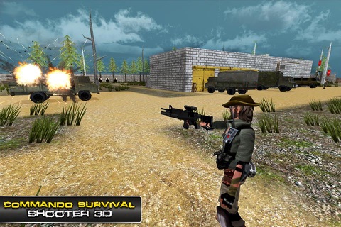 Commando Survival Shooter - 3D Assassin Survival Sim Game screenshot 3
