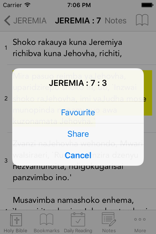 Shona Bible : Easy to use Bible app in Shona for daily offline Bible book reading screenshot 4