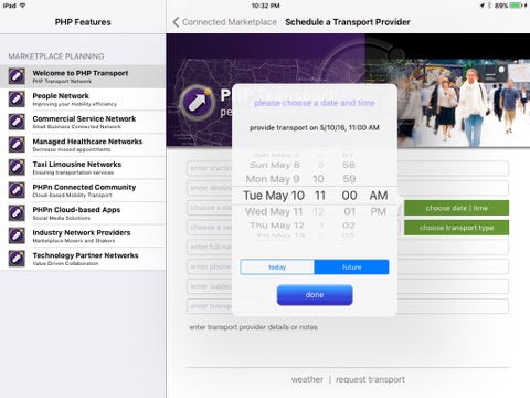 PHP Transport iPad screenshot 3