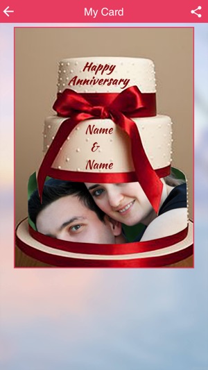 Name and Photo on Anniversary Cake(圖5)-速報App