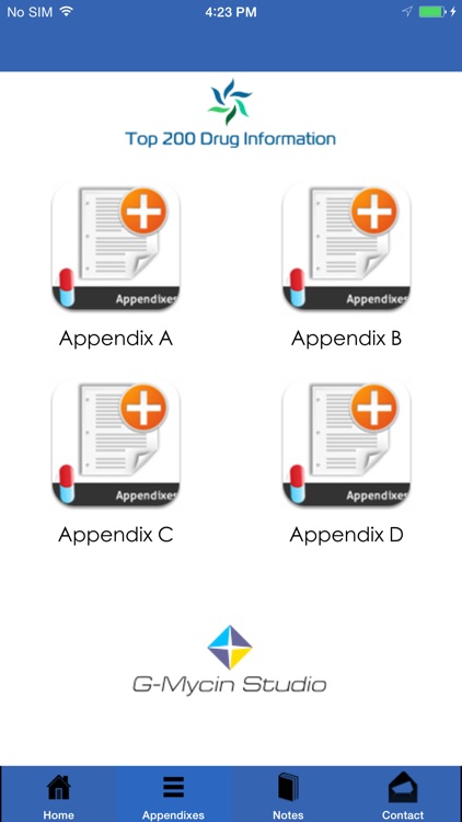 Drug Information Flash Cards for iPhone