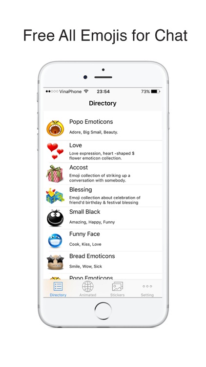 Animated Emojis Pro - Holiday, HD Emojis,Party 3D Emoticons & Stickers for Chat