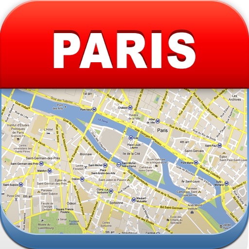 Paris Offline Map - City Metro Airport and Travel Plan