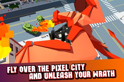 Pixel Dragon City Rampage 3D Full screenshot 3