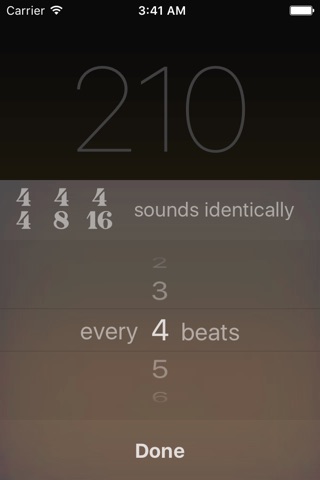 Noume. Metronome screenshot 3