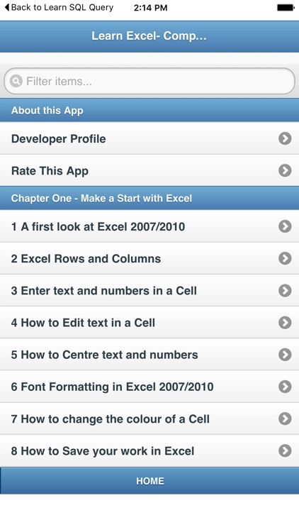 Learn MS Excel