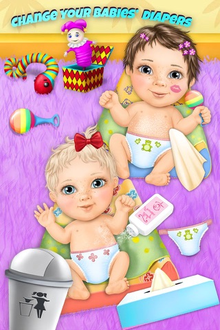 Sweet Baby Girl Twin Sisters Care - Kids Game screenshot 2