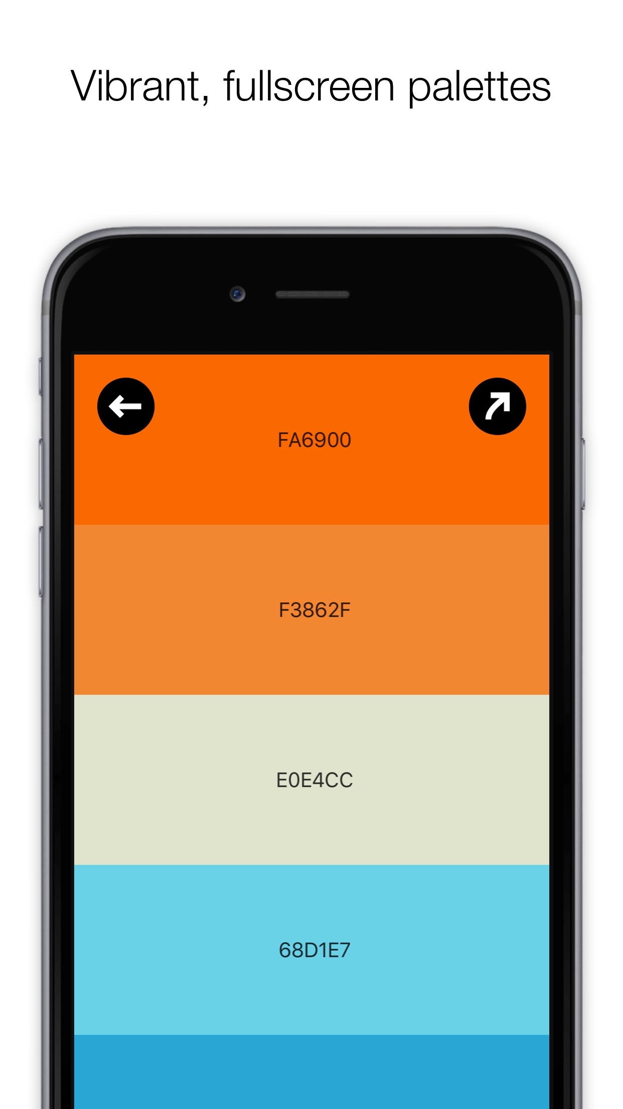 Screenshot do app Colordot by Hailpixel - A color picker for humans