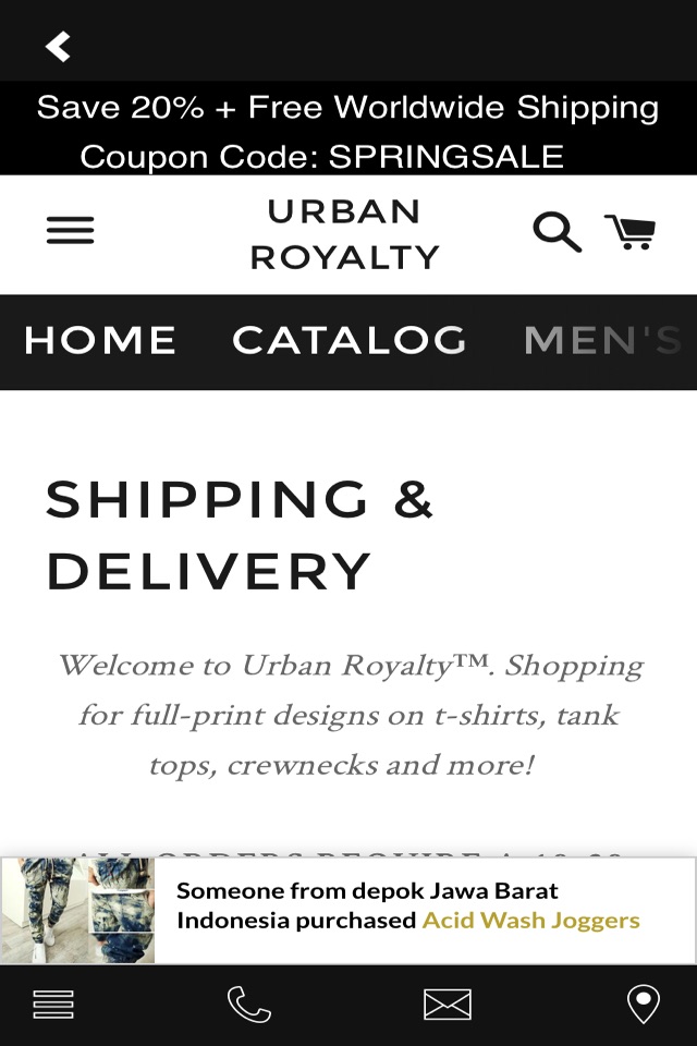 Urban Royalty Clothing screenshot 3