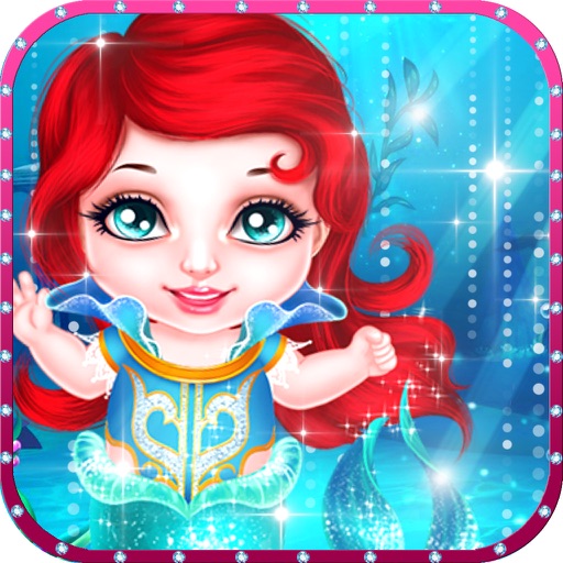 Princess Barbie Mermaid Baby - Cosmetic facelift develop salon, children's educational games free girls