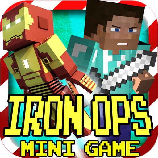 MC IRON OPS - MINI GAME with BLOCK Survival Shooter Worldwide Multiplayer icon