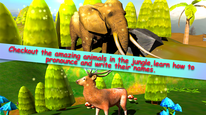 Jungle Animals in the Zoo : Let Your kid learn about Zebra, Lion, Dog, Cats & other Wild Animals screenshot 2