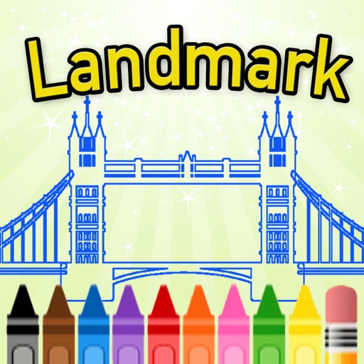 Painting Landmark Colouring Kids iOS App