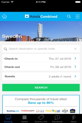 Sweden Hotel Booking - best sweden hotels discount screenshot 3