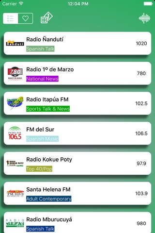 Paraguay Radio Live Player (Asunción / Spanish / español  /Guaraní  / Paraguayan) screenshot 2