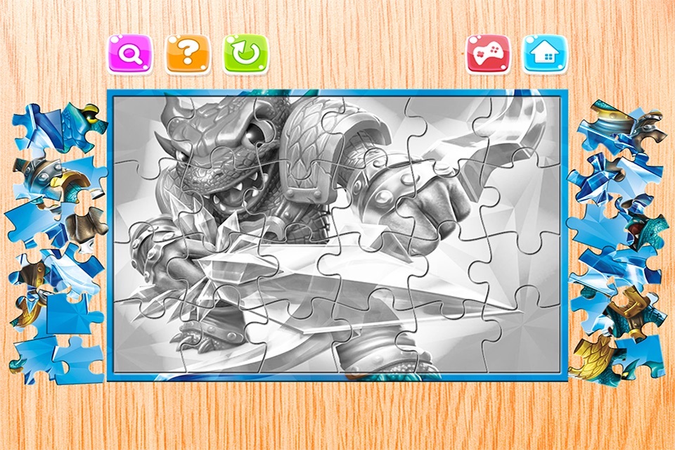 Cartoon Puzzle For Kid – Jigsaw Puzzles Box for Skylanders Edition - Kid Toddler and Preschool Education Games screenshot 4