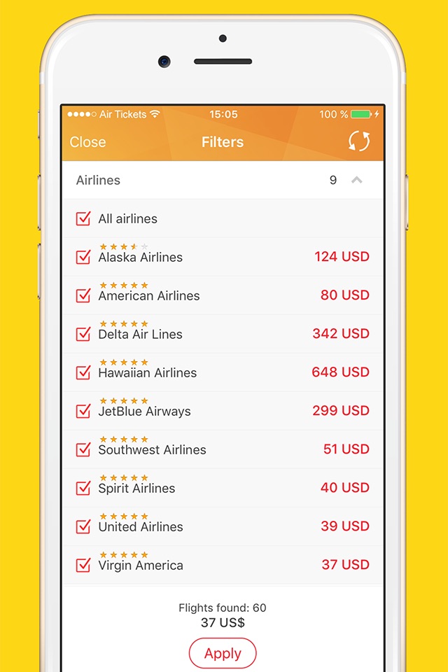 Air Tickets – Last Minute Flights! Your Travel Assistant! screenshot 4