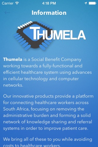 Thumela Conference screenshot 3