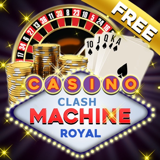 Casino Clash Lucky Machine Royal - Free (Roulette, Slots 8 Themes, BlackJack, Video Poker) Icon