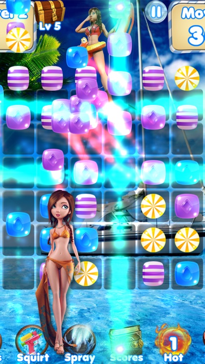 Beach Adventure Heroes - Crush gummy candy to save the Hawaiian Tropics!