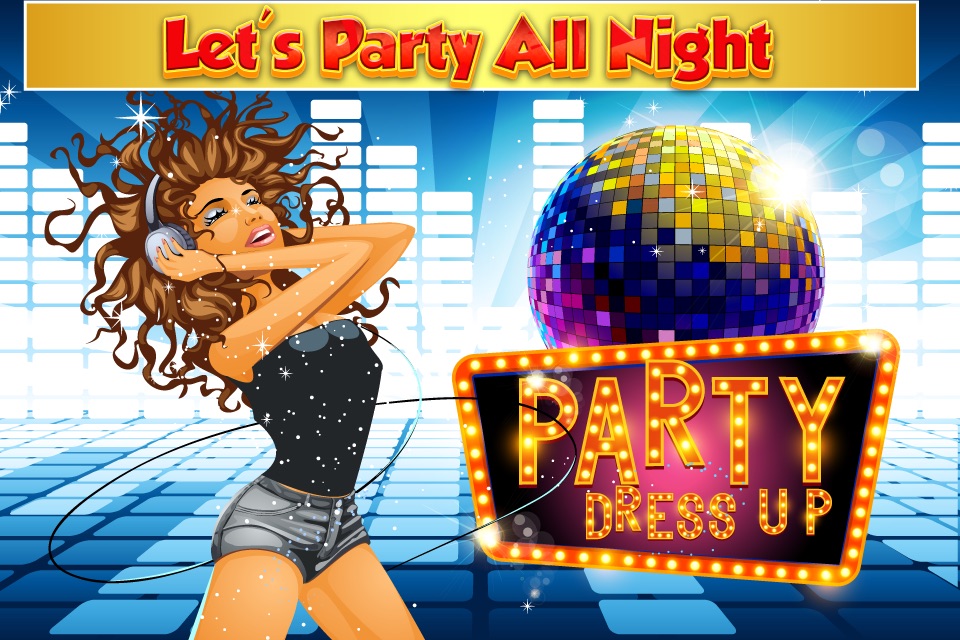 Party Dressup:Free Fashion Salon game for girls screenshot 4