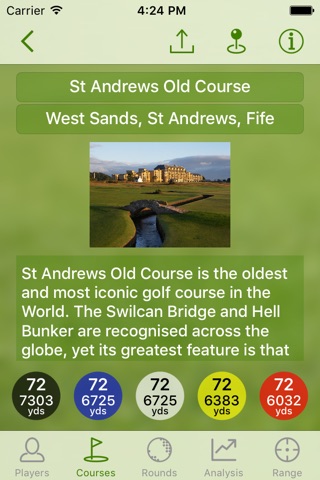 aye.golf - Personal Golf Assistant - with GPS Rangefinder screenshot 2