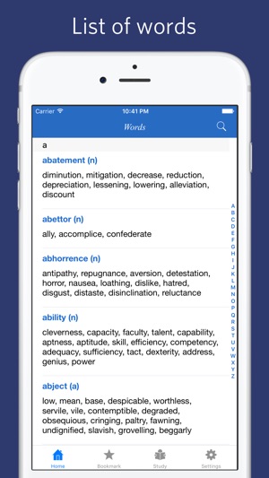 English Synonym Dictionary - Alphabetically Classified(圖1)-速報App