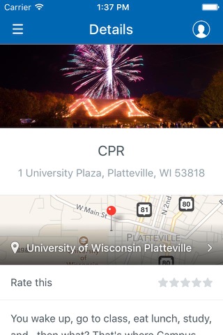 UW-Platt CPR Events screenshot 3
