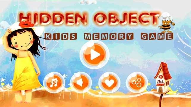 Hidden Object Kids Memory Game