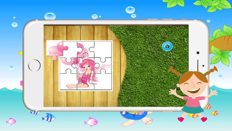 Jigsaw Puzzle Princess - Amazing HD Cartoon Girl for Kids and Adults Fun and free