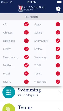 Game screenshot Cranbrook Sports Companion apk