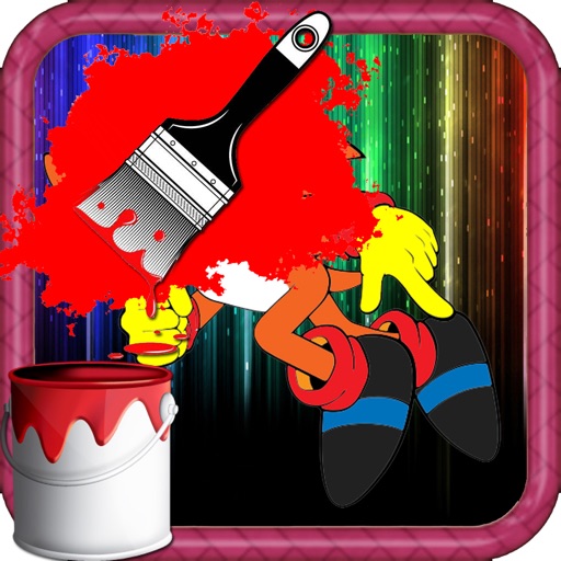 Coloring Fors Kids Games sonic Hedgehog Version iOS App