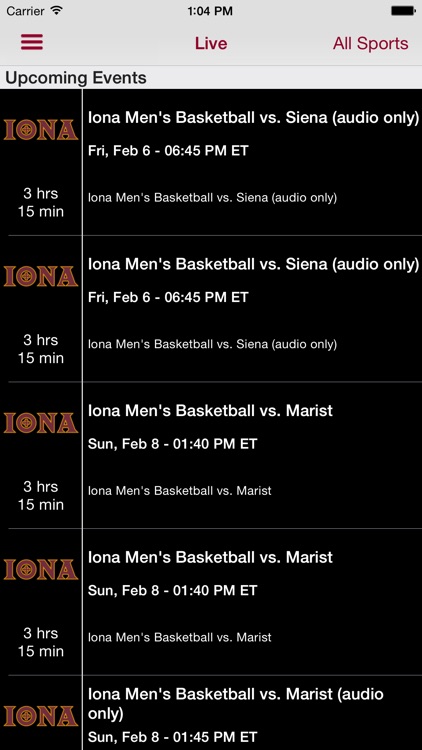 Iona Gaels screenshot-3