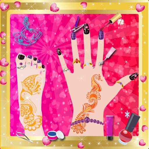 Princess Manicure & Pedicure - Nail art design and dress up salon game iOS App
