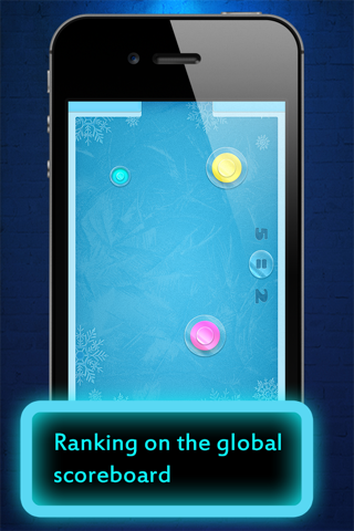 Glow Ice Hockey Free : Air Hockey Neon Light (Multiplayer 2 Players) screenshot 3