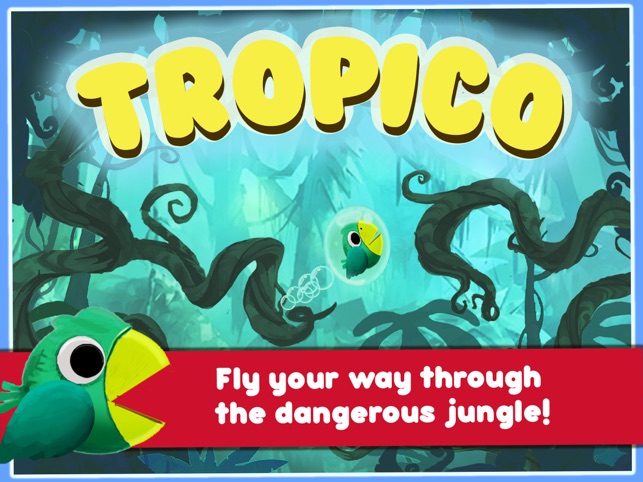 ‎TROPICO - a tiny parrot adventure Screenshot