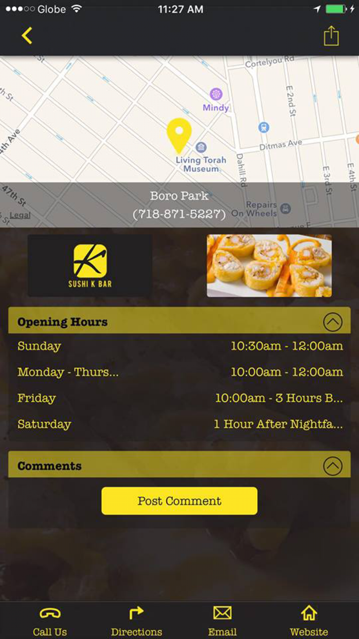 Sushi K Bar - Order Kosher Sushi from our locations in Brooklyn, New York