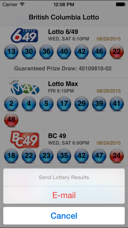 British Columbia Lotto - Lotto Angel screenshot-4