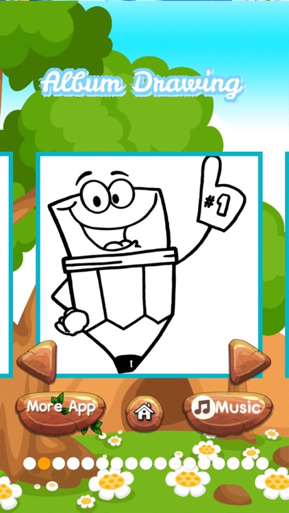 cartoon coloring and painting book for little kid screenshot-3