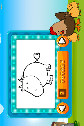 Animal Farm Coloring Book - Color Your pages and Paint the Animals of the Farm Drawing and Painting Games for Kids screenshot 2