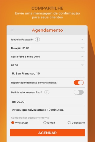 AgendeJá - Agendamento e gestão financeira screenshot 3