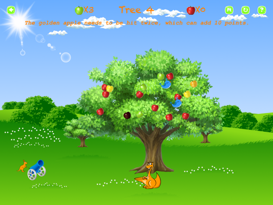 Neverfull Pouch : endless shooting of colorful apples and birds - free casual games for kids by top funのおすすめ画像1