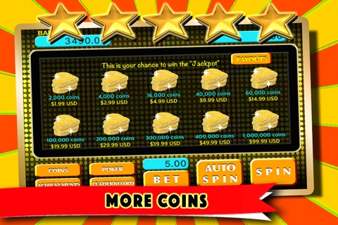Big Bonus Casino Game - Golden Lucky Win Slotmachine screenshot 4