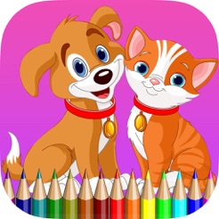 Katze Hund Malbuch Lernen Malen Und Zeichnen Für Kinder Im