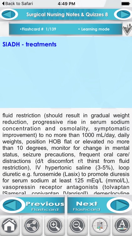 Surgical nursing 7200 Flashcards screenshot-3
