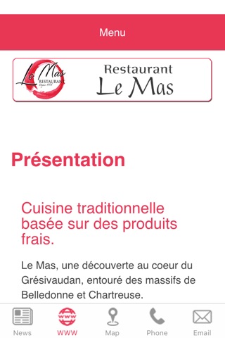Restaurant Hôtel Le Mas screenshot 2